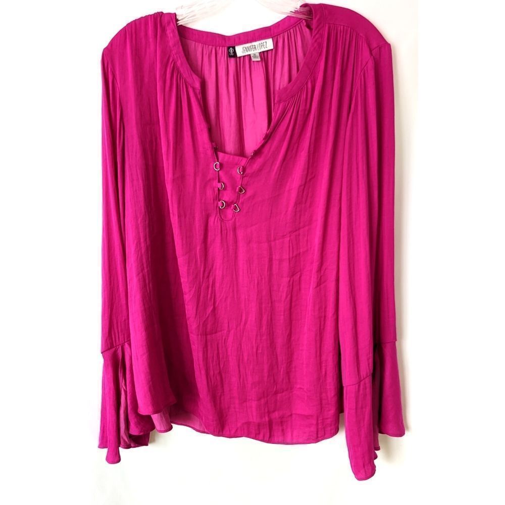 Jennifer Lopez Pink Tunic Top